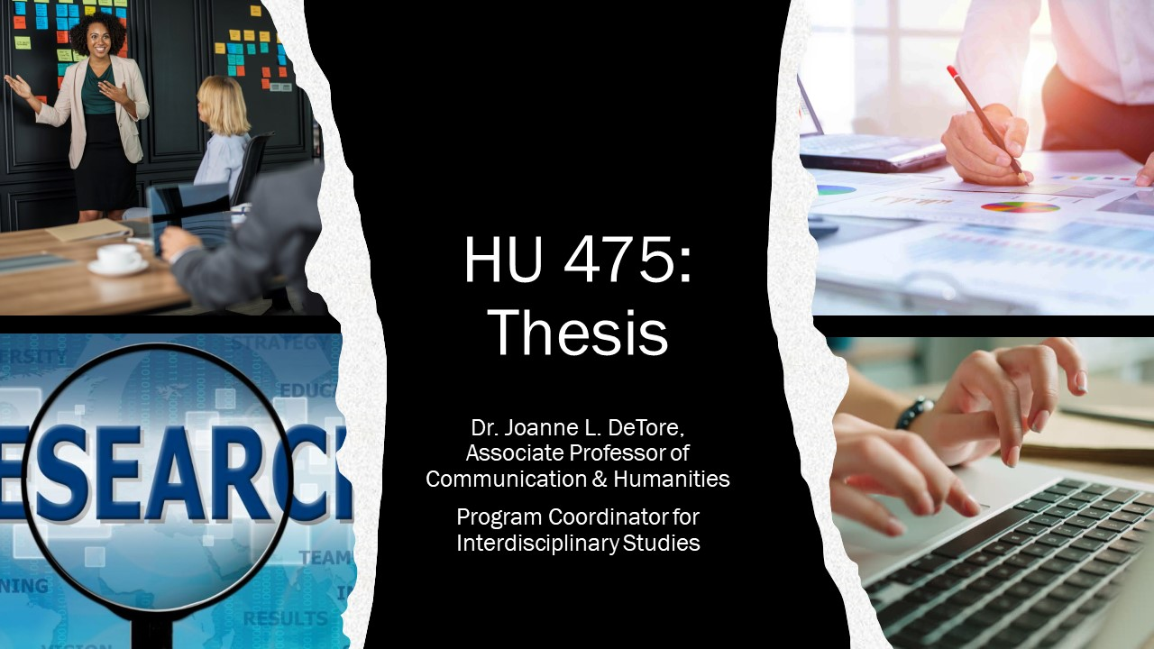 Senior Thesis HU 475