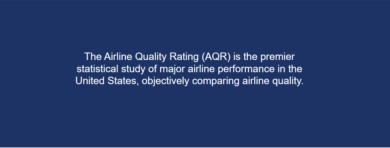 Airline Quality Rating Report