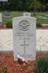 Thomas J Parry - Headstone by Jenifer A. Harding