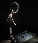 Modern Stick Figure by Spencer Lutz
