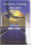 ERAU Graduate Course Catalog 2002 - 2003 by Embry-Riddle Aeronautical University