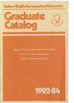 ERAU Graduate Course Catalog 1982 - 1984