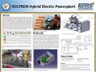 Development of ERAU VOLTRON Hybrid-Electric Powerplant