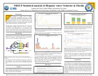 Statistical Analysis of Hispanic Voters’ Practices in Florida