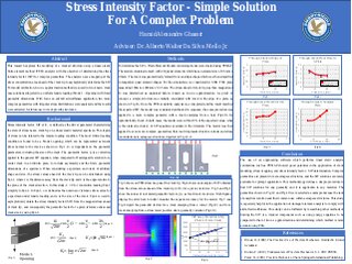 Stress Intensity Factor - Simple Solution for a Complex Problem