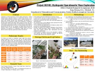 Project HOME (Hydroponic Operations for Mars Exploration)