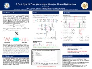 A Fast Hybrid Transform Algorithm for Beam Digitization