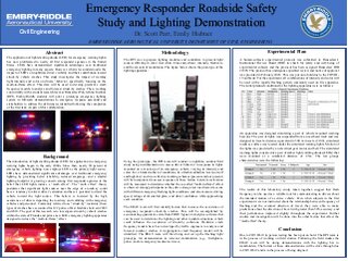 Emergency Responder Roadside Safety Study and Lighting Demonstration
