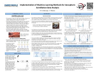 Implementation of Machine Learning Methods for Ionospheric Scintillation Data Analysis