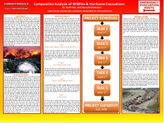 Comparative Analysis of Wildfire & Hurricane Evacuations