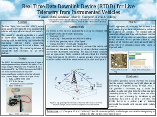 Real Time Data Downlink Device for Live Telemetry from Instrumented Vehicles