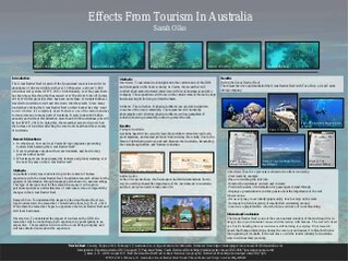 Effects from Tourism in Australia