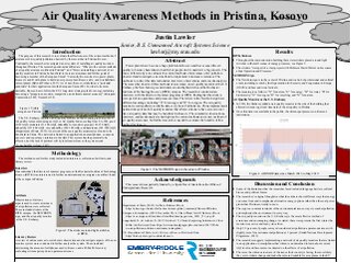 Analyzation of Awareness Methods of Air Quality in Pristina, Kosovo and a New Method to Help Increase Awareness