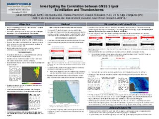Investigating the Correlation between GNSS Signal Scintillation and Thunderstorms