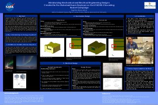 Mechanical and Electrical Engineering Designs: Created for the Motorized Boom Deployer on the VISIONS-2 Sounding Rocket Campaign