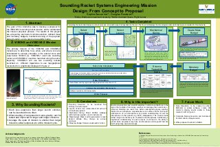 Sounding Rocket Systems Engineering Mission Design: From Concept to Proposal
