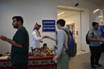 Global Sips-Student sharing Saudi coffee by IEW