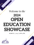 Showcase Welcome Sign by Hunt Library